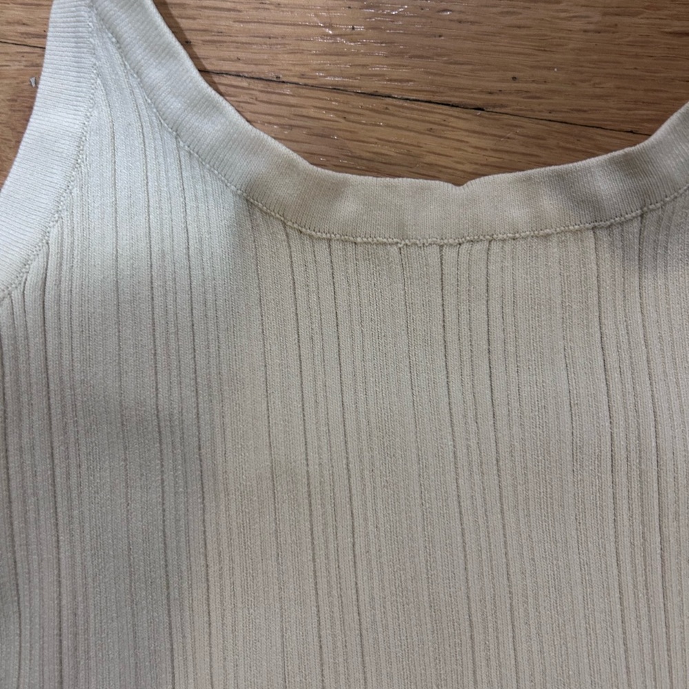 De Rococo Ribbed Halter Neck Tank Top - Picture 4 of 5